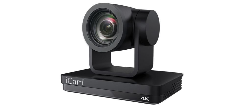 藍眼科技iCam® 4K PTZ是一款高畫質攝影機，擁有卓越功能、優秀性能、多樣的介面。先進的ISP處理技術和演算法確保圖像效果逼真生動、畫面均勻亮麗、光影層次感十足、清晰度優秀、色彩還原逼真。同時支援最智慧的H.265編碼與相容性最高的H.264編碼，先進編碼能在低頻寬環境下確保影像更加流暢、清晰。iCam® 4K PTZ攝影機具備強大的功能和廣泛的應用，可滿足不同場所的需求，包括遠距教學、教學直錄播、專業網紅直播、會議系統、遠距培訓、遠距醫療、法院庭審系統、災害應急指揮系統等。